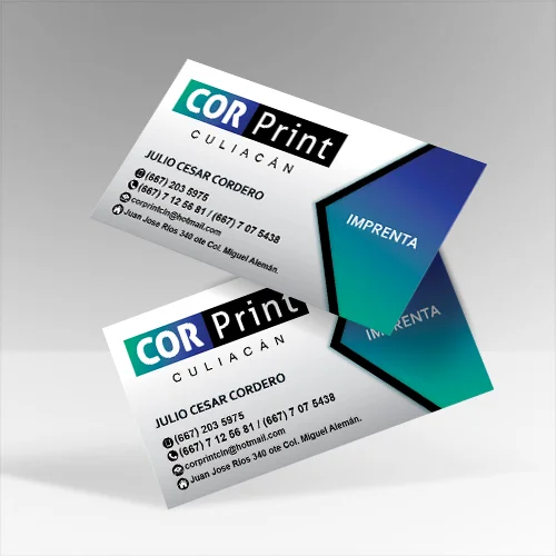 Imprenta en Culiacán Tarjetas de Presentación | Corprint